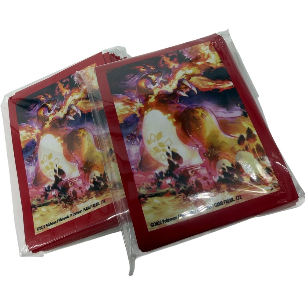 Pokemon Center Charizard Gigantamax Card Sleeves 130ct TCG Standard Size‎ 2022